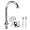 Bathroom Sink Faucets G1/2in Copper Floor Mounted Touchless Foot Pedal Basin Faucet Laboratory Single Cold Water Tap