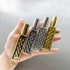 Storage Bottles 15ml Perfume Bottle Luxury Golden Refillable Glass Spray Empty Cosmetics Sample Container Vials Dropship