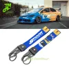 1 st bil nyckelring för sked sport vårklipp lanyard örn näbbtangentning jdm stil racing nyckelkedja auto nyckelhållare tillbehör