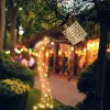 Solar Lanterns Watering Can Retro Metal 36led Kettle String Light Hollowed-Out Design Waterproof Solar Firefly Outdoor Solar LED