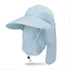 K117 Womens Outdoor Summer Sun Hat Big Brimmed hat Cycling Doing Farm Work Protection UV Face Hat240409