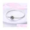 Silver 925 Sier for Women Charms Gioielli perline Star Moon Cat Cate Chain Droplese Dhpf8