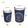 Laundry Bags Mystic Evil Eye Tree Of Life Hamper Large Clothes Storage Basket Toys Bin Organizer For Nursery