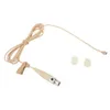 Microfones 3,5 mm Lavalier Microfone bege de 3 pinos de 4 pinos XLR Mic.