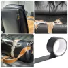 Schwarz Leder Reparaturband wasserdichte selbstklebende Patch Mehrzweckleder Reparaturband für Sofa-Autositze Möbelhandtaschen