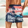 Mäns shorts Sommarmens Swim Short Designer Digital Printing Jogger Sports DrawString Pocket Breatable Beach Shorts Plus Size Man USA Par L49