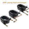 6HP tube heat exchanger heat pump air conditioner condenser evaporator coil fittings air energy heat exchanger