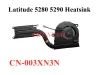 Pads CPU Cooler Fean/Heatsink для Dell Latitude 5280 5290 CN03XN3N 3XN3N Охлаждающий радиатор