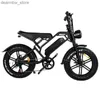 Cyklar ECTRIC BICYC EBIKE 48V 1000W 15AH V20.20 INCH ECTRIC FAT Däck Ectric City Mountain Bike L48