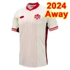 2024 Kanada National Team Mens Soccer Jerseys Davies Home Away Football Shirts Shirts Adult Uniforms