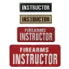 Instructeurs d'armes à feu brodés Patches Tactical Military Emblem Appliquée pour vestige de sacs à dos Badges de brassard uniformes