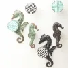 European-style Mediterranean Handle Furniture Drawer Sea Horse Handle and Knob European Retro Large Wardrobe Door Handle