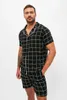Hemkläder Trendyol Plaids vävda pyjamas Set THMSS21PT0850
