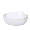 Bowls Irregular Tea Wash Fruit Rice Bowl Household Dessert Snack Salad Glass Tableware Container