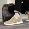 Casual Shoes Spring Lightweight Men Canvas Outdoor Non-slip Comfortable Low-cut Breathable Mens Fashion Daily Flats