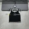 Shiny Rhinestone T Shirt Women Knitted Tanks Top Summer Quick Drying Vest Casual Style Vests