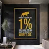 Motivational Zitat Poster Stock Trading Kaufen Sie die Angst verkaufen Gier Canvas Malerei Plakate Drucke Wandkunst Bild Home Decor