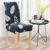 Couvre-chaise couvercle imprimé Big Elastic Kitchen Stretch Soupt Covers pour le mariage de la salle à manger