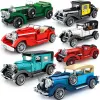 2023 New City Technique Racing Classic Vintage Car Speed Champions Sport Building Super Racers Great Vehicles Sembo Blocks