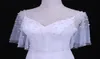 Velio da sposa a mano da sposa Wedding Scialle Wrap Pearle Accessori Cape Accessori Short Women Party Evening6216909