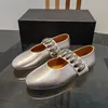 Lente zomerronde teen zoete ballet flats voor dames schoenen luxe merkontwerp feest muilezels