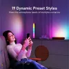 RGB Ambiente de escritorio Night Light Strip LED Música colorida Rhythm Luces de recolección Control de la aplicación Lámpara de mesa de la sala de estar de la sala del hogar