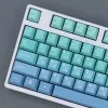 Accessories gradient Green Blue Key cap PBT Cherry Profile PBT Dye Sublimation Mechanical Keyboard Keycaps For MX Switch Rk68 71 84 81