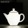 Porcelaine blanche en porcelaine blanche de haut niveau Xishi Filtre à thé en céramique à la main
