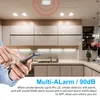 Girier Tuya WiFi Smart Smoke Fire Alark Detector Capteur avec batterie œuvres d'alimentation avec une application Smart Life Aucun hub requis