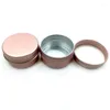 Bouteilles de rangement 100pcs 10g 15g 30g Mini Mini Mini Rose Gold Gold Aluminium Jar Pot Nail Art Makeup LIP BLOSH