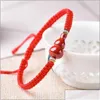 Bracelet de corde rouge de Strand en gros de Stron