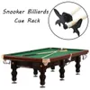 Pool Cue Black Snooker Billiards Cue Rack Bridge Head Billiards Cross Antlers Rod Holder Accessories 240408