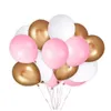 100pcs Ballons lange rosa Weiße Goldballons Pack Girl Geburtstag Babyparty Party Happy Festive Kid Balloons Party Feier