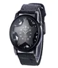 腕時計女性の時計ビッグカジュアルクォーツウォッチ5ポイントの星キャンバスストラップリストレリジオフェミニノ5089206