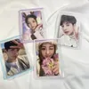 10pcs Photo Protective TopLoader Kpop Photocard Supplies Colored Frame Carte Film Photocard Holder Gardez les cartes sans sécurité sans rayures