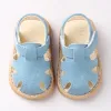 Barn sandaler skor nyfödda flickor pojkar romerska skor sandaler första vandrare mjuka ensamskor sandaler för baby