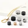 5 PCs Alloy Round Cord Lock Stopper Jackets Sweater Shoelace Rope Buckle Clothing Sportswear Accessories Adjustable Toggle Clip