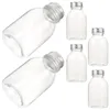 Bouteilles de rangement 6 pcs couvercles réutilisables Bassons de boissons petit jus mini-eau de lait de réfrigérateur