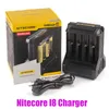 Оригинальный nitecore i8 charger digicharger atternal atervent 8 слотов заряда для IMR 18350 18650 26650 20700 21700 Universal Li-Ion Battery Chargers Аутентичные