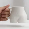 Tazze in ceramica bianca tazza di caffè nero da donna culo corpo bumilk tazza tazza tazza da pranzo tavolo regalo di novità