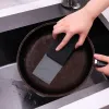 1/5st Rust Remover Magic Sponge Brush Emery Rug Handle Cleaner Dish Scrubber Brush Dish Pot Wash Torka Kök rengöring Verktyg
