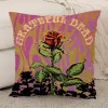 Kissenbezüge für Kissen Dekor Home Grateful Dead Rock Band Pillowcase Wurf Kissenbezüge Kurzes Plüschbastet -Auto -Sofa Abdeckungskörper