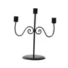 Titolare dei titolari di candele 3 Arms Candelabra Metal Candlestick Stand per teatro per centrotavola da tavola Decorazione della chiesa per le vacanze