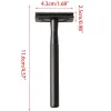 Shavers Traditional Vintage Classic Retro Double Edge Enclosed Safety Razor AntiSkid LongHandled Hair Removal Manual Hand Beard Shaver