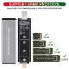 Muhafaza W206 Sabit Disk Kutusu Alüminyum USB3.1 Gen2 Harici Sabit Sürücü Kılıfı USB+TYPEC Çift Arabirim 10Gbps M2 NVME PCIE için Fiş ve Oynat