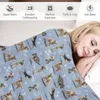 Blankets The Border Terrier Throw Blanket Thermal For Travel Bed Plaid Winter