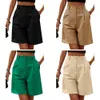 Dritti da 3xl Streetwear Ladies Summer Long Short Short Pants Pantaloni donne Shorts a gamba larga Office 240409