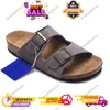 Gratis frakt Birkinstocks Boston CLOGS Slippers Designer Sandaler CLOG Arizona Slides Män Kvinnor Flip Flops Buckle Stock Sliders Päls Kohude Outdoor Shoe 35-46