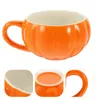 Mugs Exquisite Pumpkin Mug Multi-functional Coffee Cup Portable Milk Household Breakfast Halloween Beer