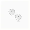 S925 Silver Love Heart Designer Kolczyki dla kobiet t marka
